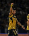 Adam Bareiro destacó la importancia de Martín Palermo para su presente en Boca: "Me dio confianza y volví a hacer goles"